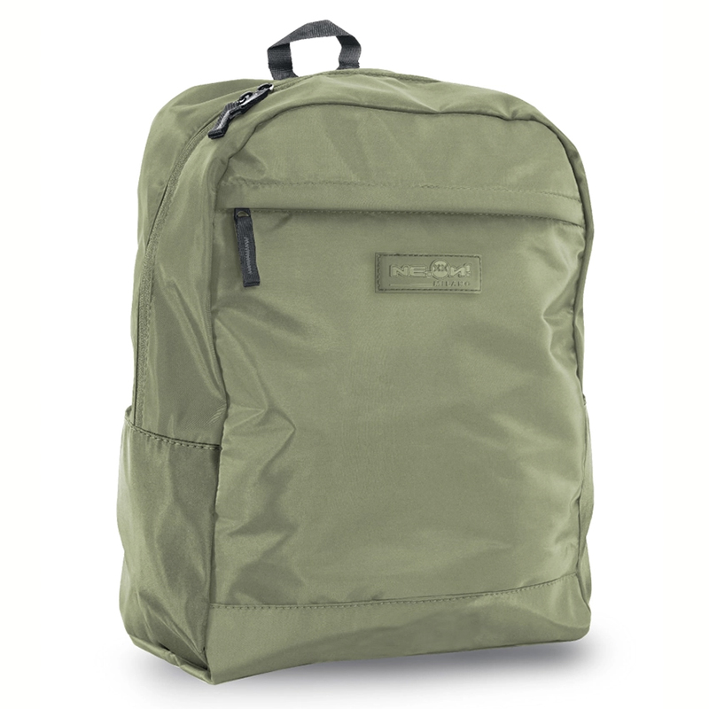 Zaino grande adatto ai quadernoni della Scuola (Waterproof 💦) - verde militare