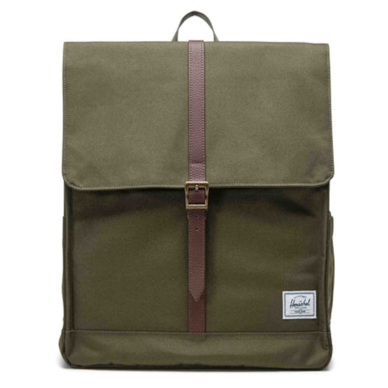 Cartella per la scuola Herschel in tessuto con cinghia - khaki