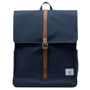 Cartella per la scuola Herschel in tessuto con cinghia - blu navy