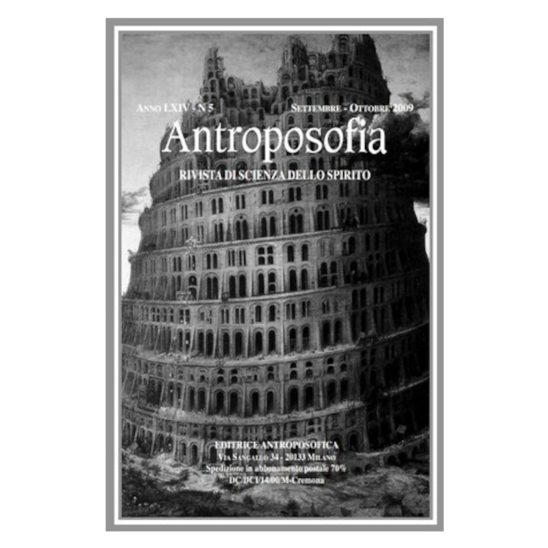 Antroposofia - Rivista di scienza dello spirito - Settembre Ottobre 2009