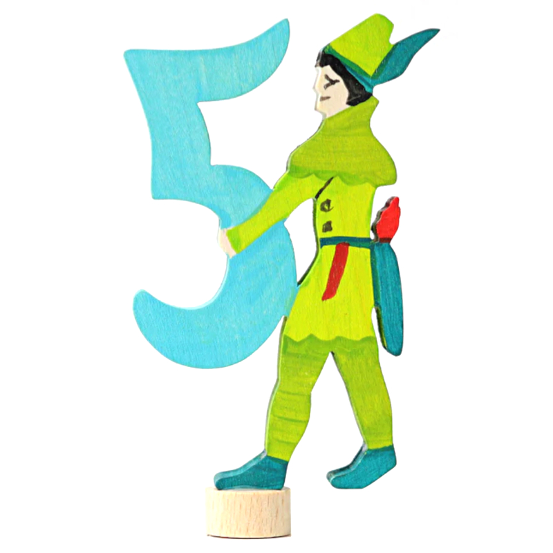 Numero decorativo - Numero 5 Robin Hood