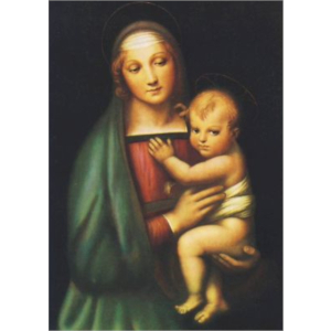 Cartolina: Madonna del Granduca di Raffaello