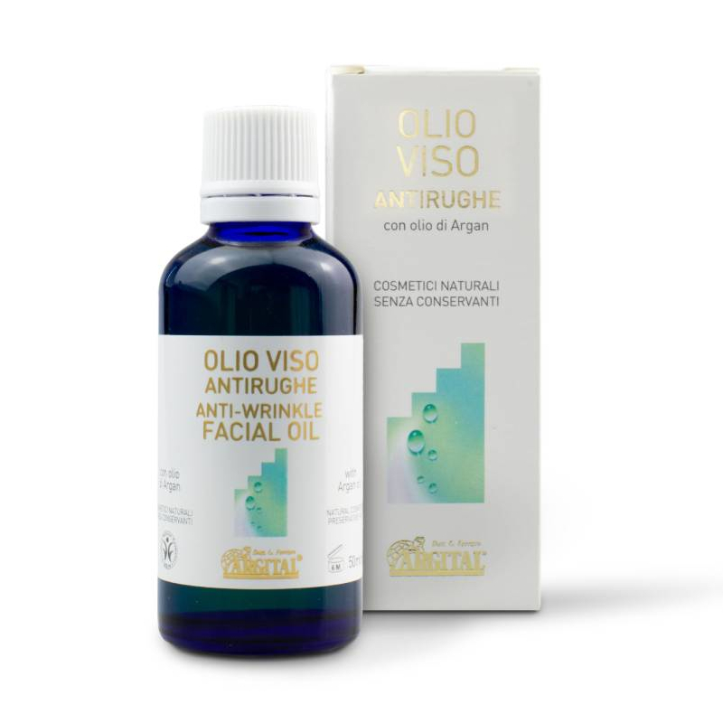 Olio viso Antirughe con olio di Argan