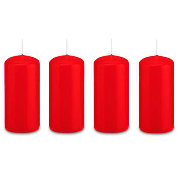 Candele rosse per corona dell'Avvento (120x50) - 4 candele