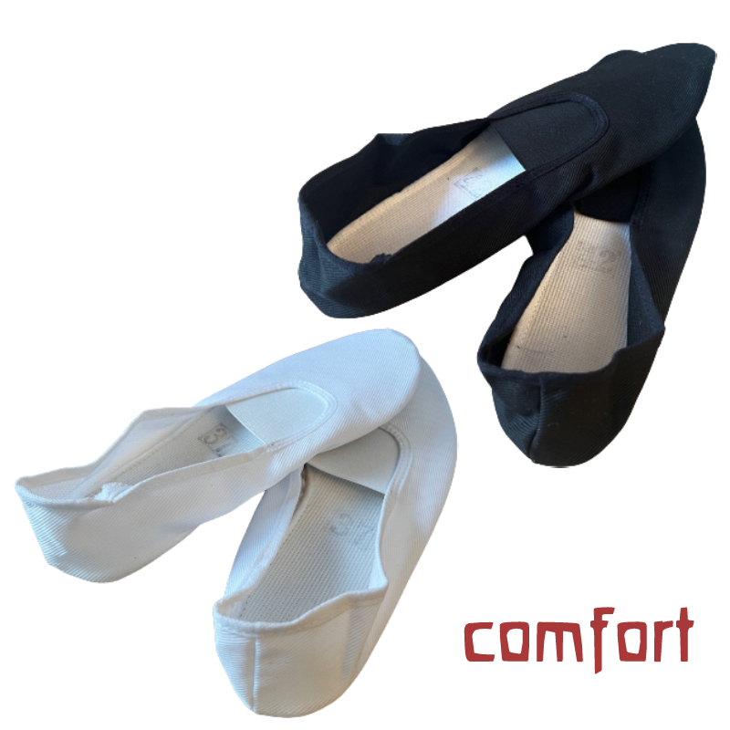 Scarpe di euritmia con fascia elastica Comfort