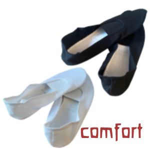 Scarpe di euritmia con fascia elastica Comfort