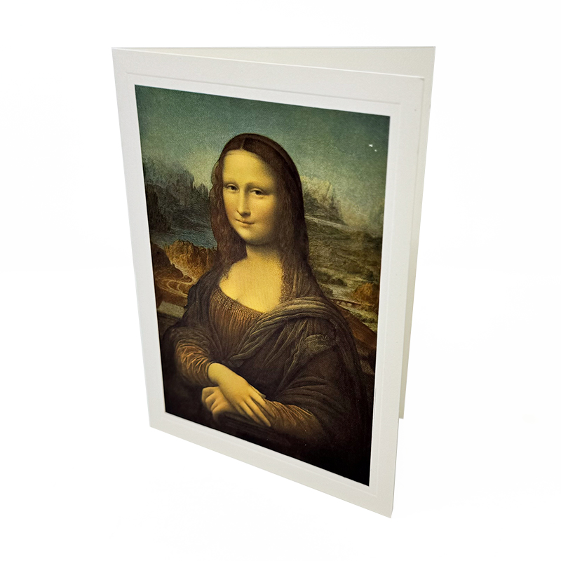 Biglietto pieghevole: La Gioconda 