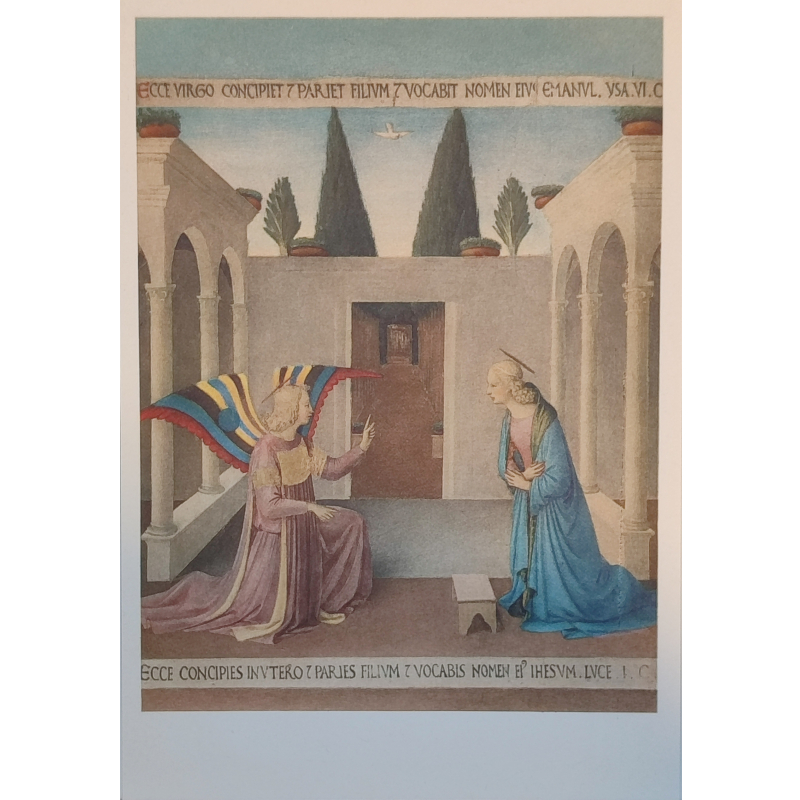 Cartolina: L'annunciazione del Beato Angelico