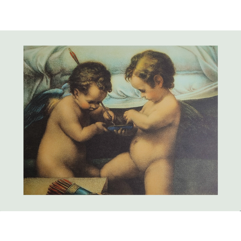 Stampa piccola (31x23cm) - Putti (primo piano)