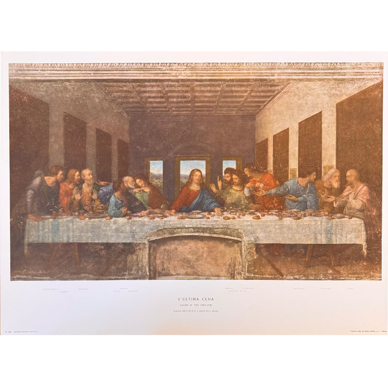 Stampa grande 69x48 cm -  L'ultima cena